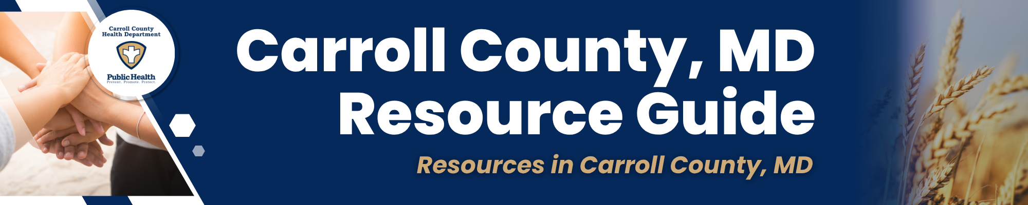 Carroll County Resource Guide Banner