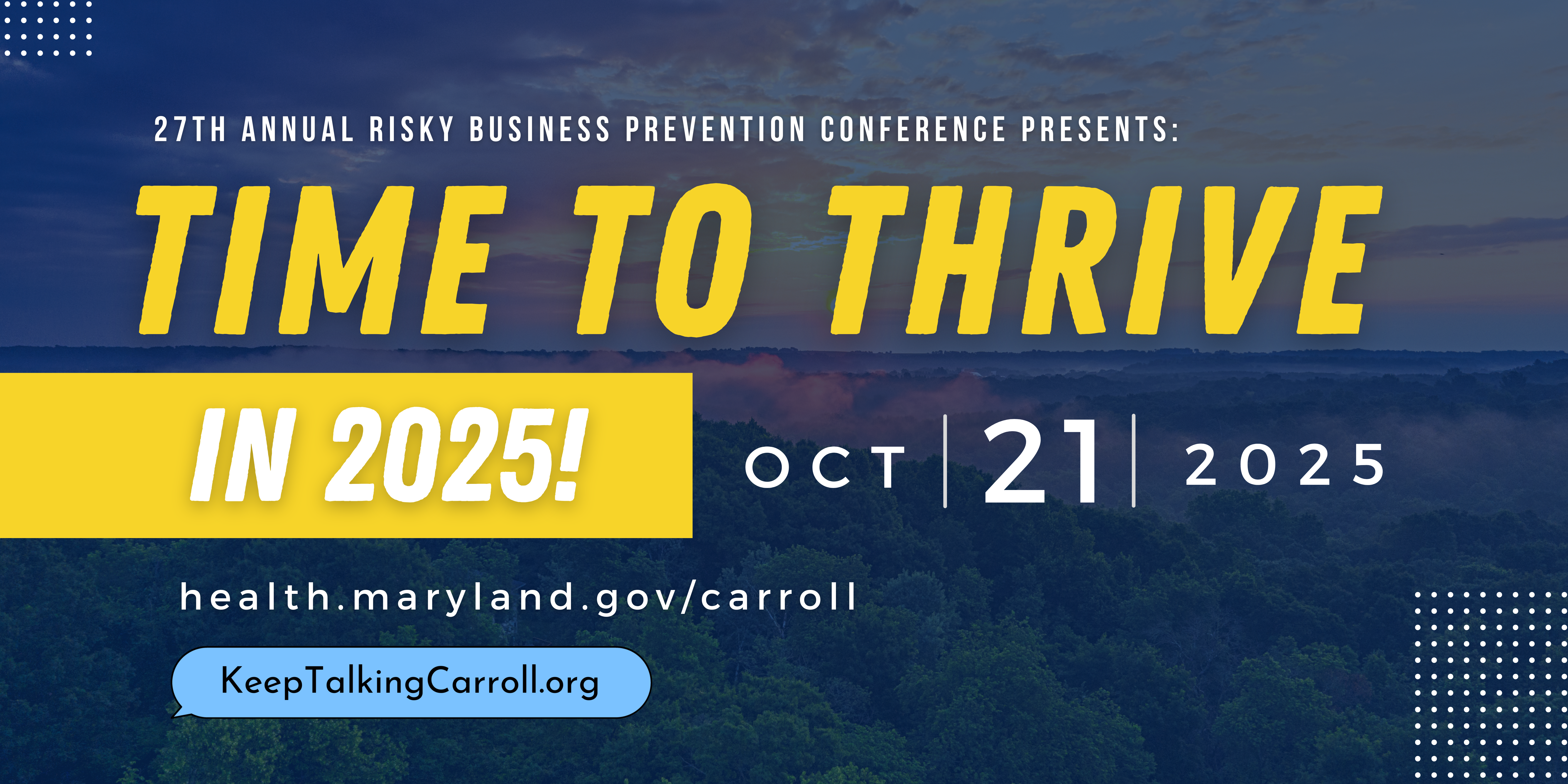 Risky Business Save the Date Banner
