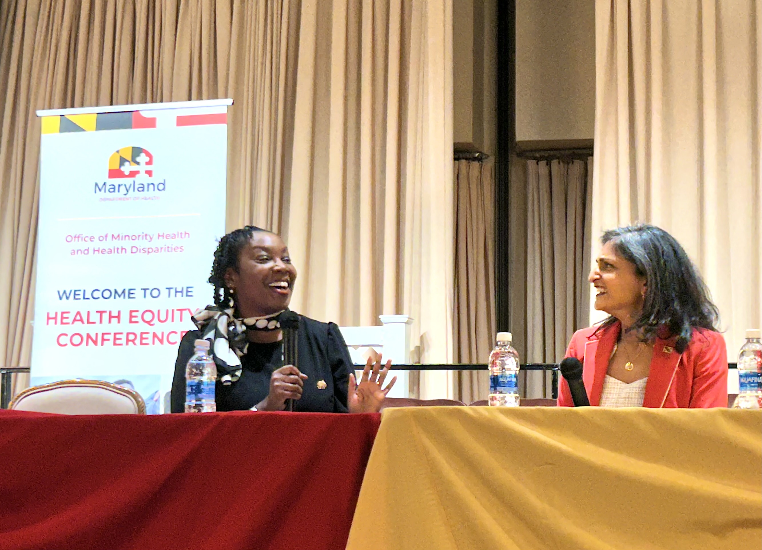 event photo from fireside chat with Health Secretary and MHHD Director