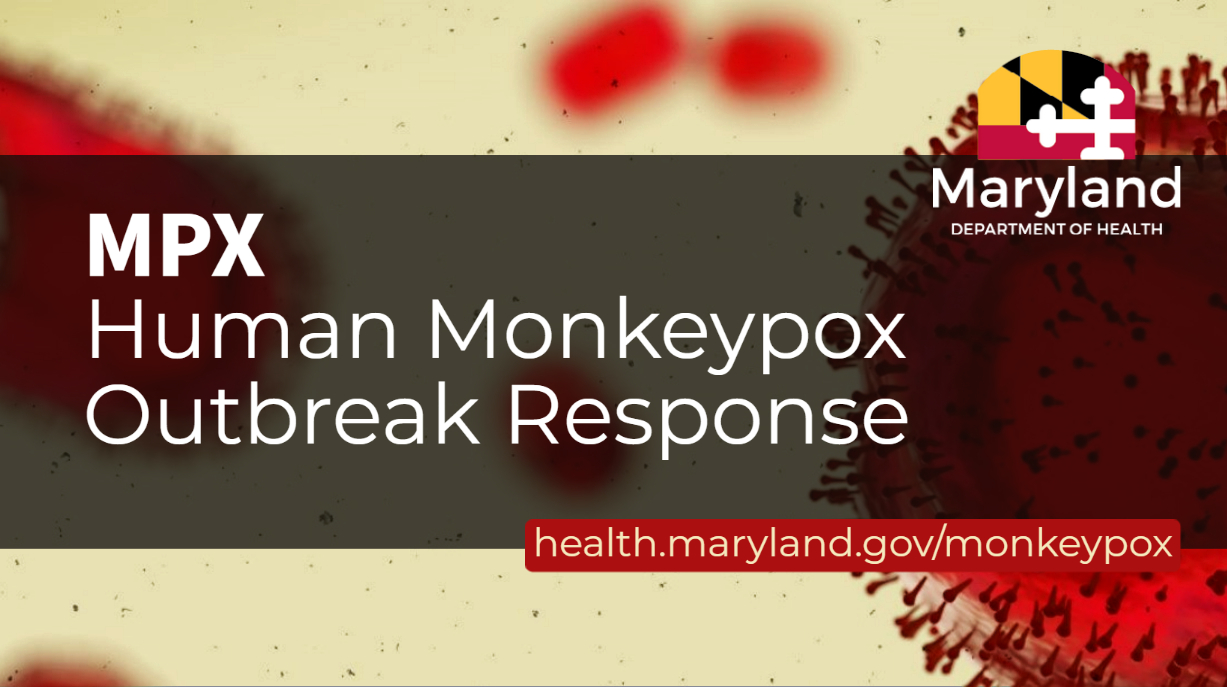 MPX: Human Monkeypox Outbreak Respose. Health.Maryland.gov/monkeypox