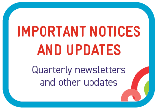 Quarterly newsletters and other updates