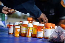 Prescription drug bottles