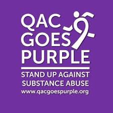QAC Goes Purple logo: Stand Up Against Substance Abuse (www.qacgoespurple.org)
