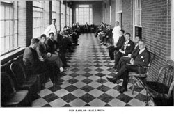 Sun Parlor -- West (male) Wing, Foster-Wade Bldg., 1920s