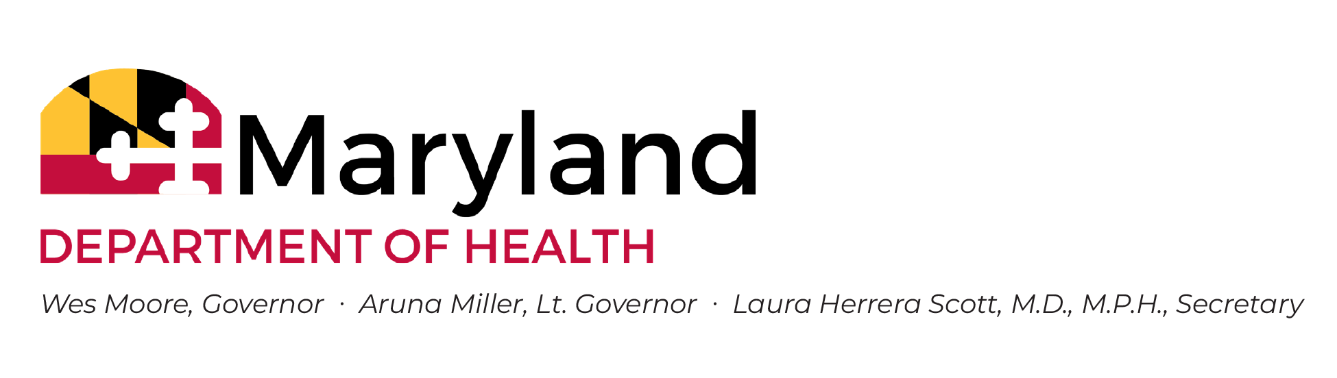 Maryland Department of Health Header